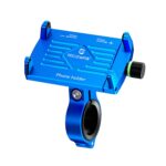 Claw Grip Aluminium Bike | Scooter | Bicycle Mobile Phone Holder Mount with 360° Rotation (Blue)